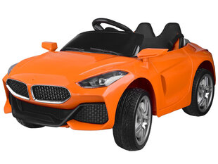 Детский одноместный электромобиль Bema 4, оранжевый цена и информация | Электромобили для детей | pigu.lt