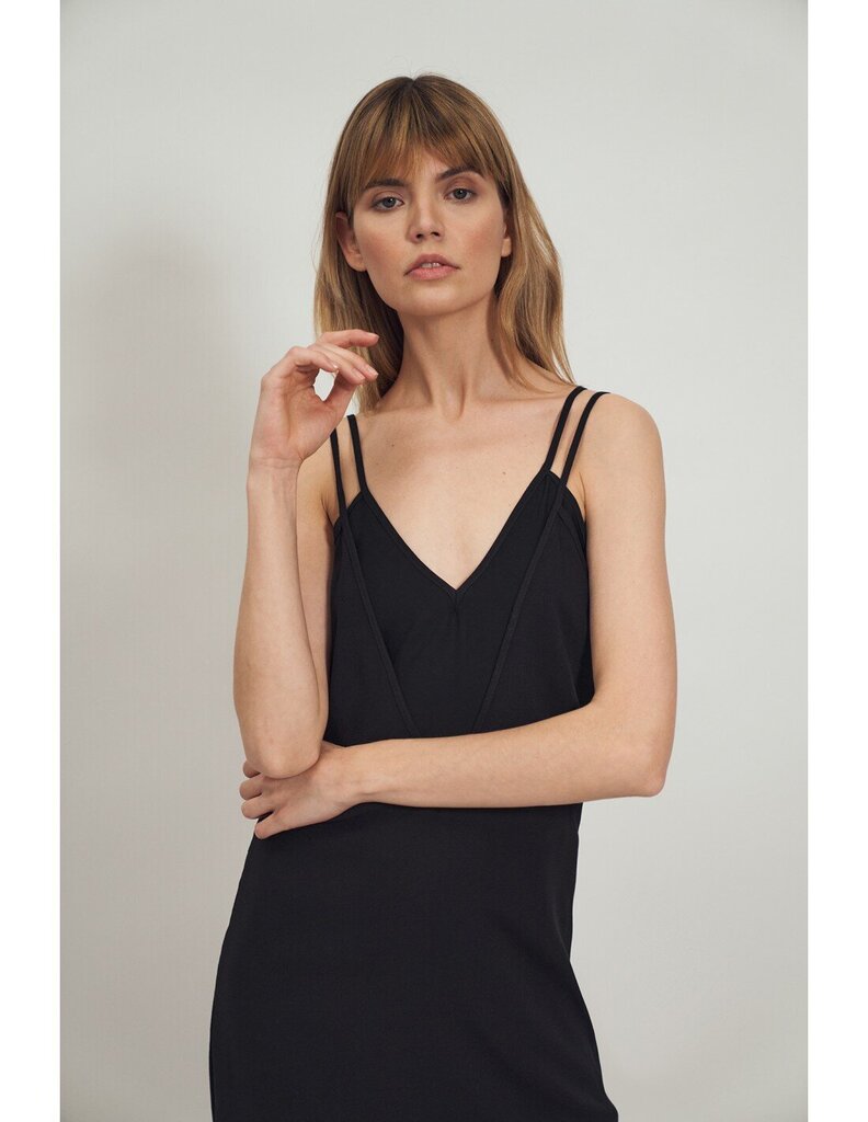 Suknelė moterims Nife S172, juoda цена и информация | Suknelės | pigu.lt