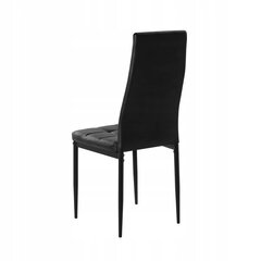 Modernių odinių kėdžių komplektas Square 258R, 4 vnt. цена и информация | Стулья для кухни и столовой | pigu.lt