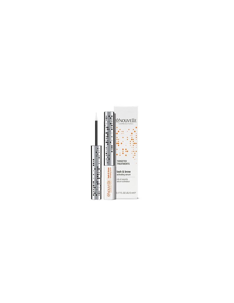 Blakstienų ir antakių serumas Synouvelle Cosmetics Lash & Brow activating Serum, 5ml цена и информация | Akių šešėliai, pieštukai, blakstienų tušai, serumai | pigu.lt