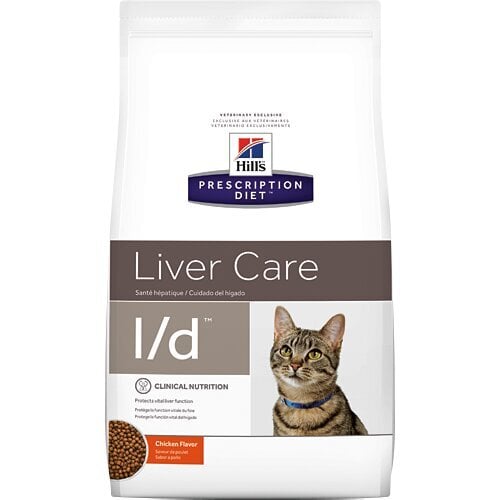Hill's Prescription Diet l/d Feline sausas kačių maistas, 1,5 kg kaina ir informacija | Sausas maistas katėms | pigu.lt