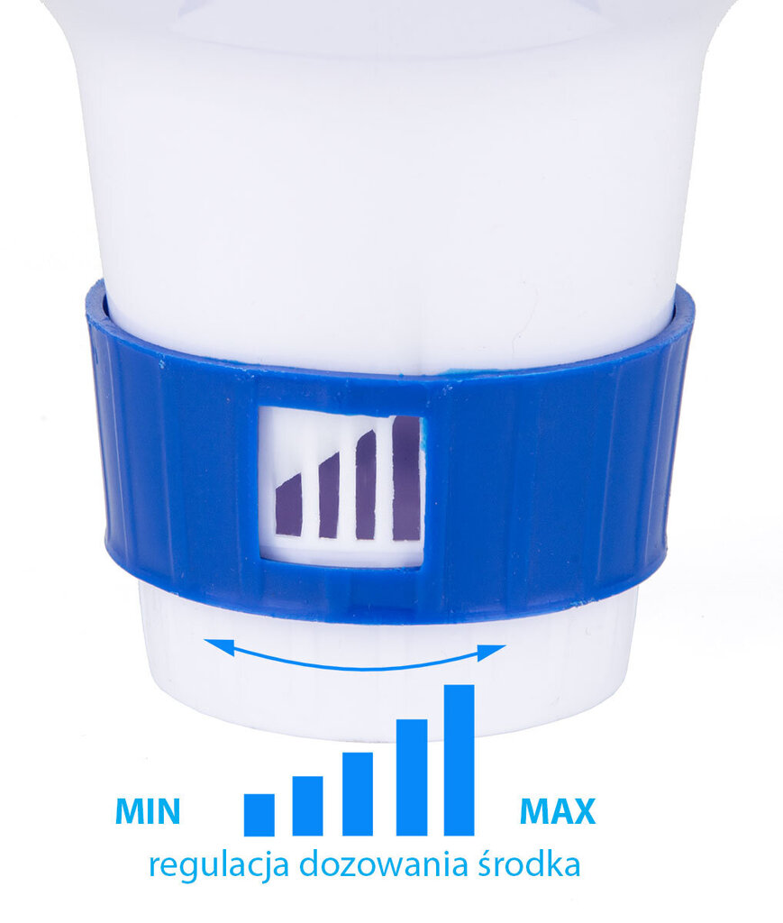 Plūduriuojantis chloro dozatorius Enero, 12 x 12 x 13 cm kaina ir informacija | Baseinų priežiūros priemonės | pigu.lt