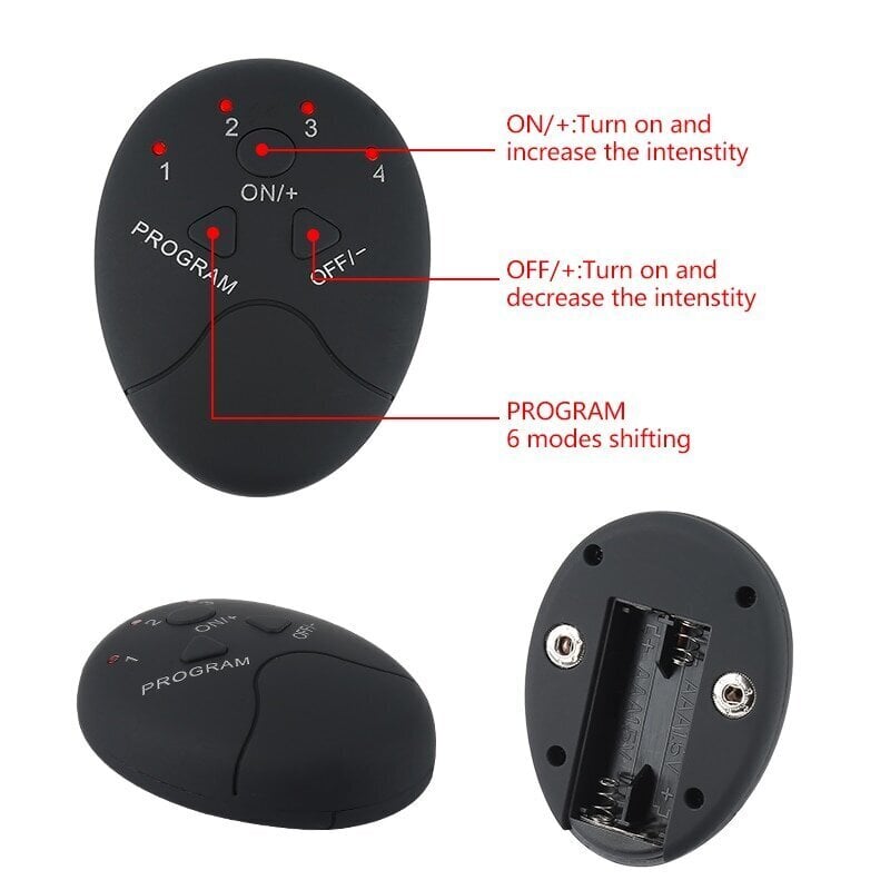 Raumenų treniruoklis EMS elektro-stimuliatorius presui, pilvui, rankoms kaina ir informacija | Preso treniruokliai | pigu.lt