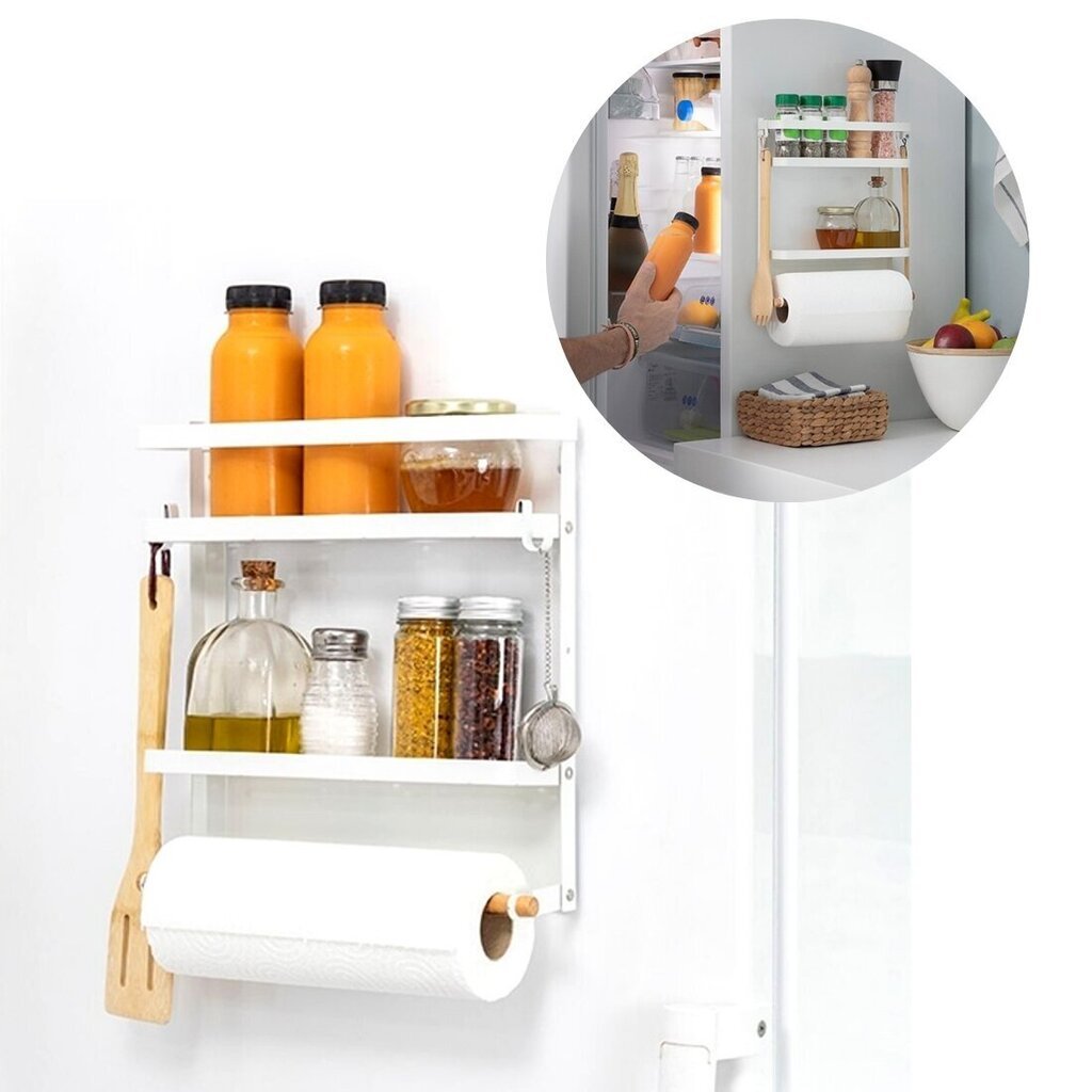 Magnetinė lentyna virtuvei, vonios kambariui цена и информация | Virtuvės įrankiai | pigu.lt