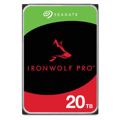 Внутренний жесткий диск Seagate IronWolf Pro ST20000NE000 3,5 дюйма, 20 000 ГБ, Serial ATA III цена и информация | Внутренние жёсткие диски (HDD, SSD, Hybrid) | pigu.lt