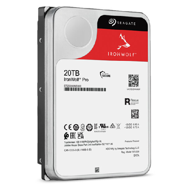 Seagate IronWolf Pro ST20000NE000 20 TB - SATA 6Gb/s kaina ir informacija | Vidiniai kietieji diskai (HDD, SSD, Hybrid) | pigu.lt