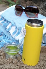 Termo gertuvė / puodelis Sunny yellow. 600 ml kaina ir informacija | Termosai, termopuodeliai | pigu.lt