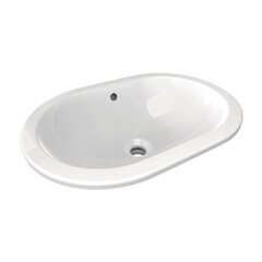 Керамический умывальник Ideal Standard Connect Oval 55x38 см., крепится снизу, белый, E504801 цена и информация | Раковины | pigu.lt