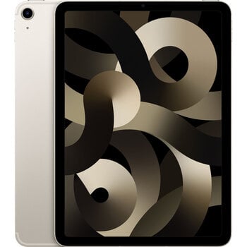 Apple iPad Air 10.9" Wi-Fi + Cellular 64GB - Starlight 5th Gen MM6V3HC/A kaina ir informacija | Planšetiniai kompiuteriai | pigu.lt