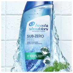 Šampūnas HEAD& SHOULDERS SUB ZERO PRO ZERO , 300 ml kaina ir informacija | Šampūnai | pigu.lt