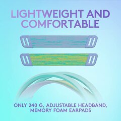 Наушники Logitech G335 Wired Gaming Headset Mint цена и информация | Теплая повязка на уши, черная | pigu.lt