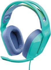 Наушники Logitech G335 Wired Gaming Headset Mint цена и информация | Теплая повязка на уши, черная | pigu.lt