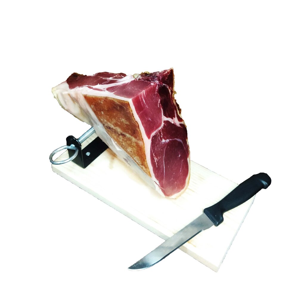 Mini-Jamon kumpis, 1kg + stovas su peiliu kaina ir informacija | Mėsos gaminiai | pigu.lt