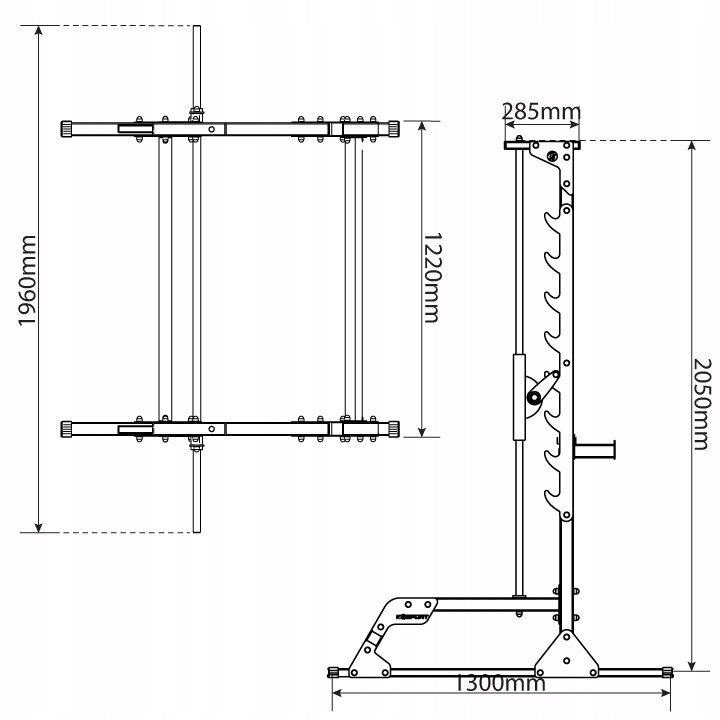 Smith Machine mokymo kompleksas kaina ir informacija | Daugiafunkciniai treniruokliai | pigu.lt