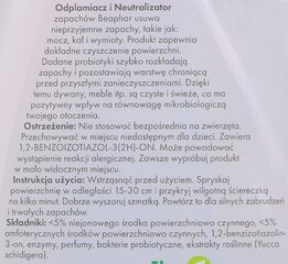 Dėmių valiklis ir kvapų neutralizatorius Beaphar, 500ml цена и информация | Средства по уходу за животными | pigu.lt