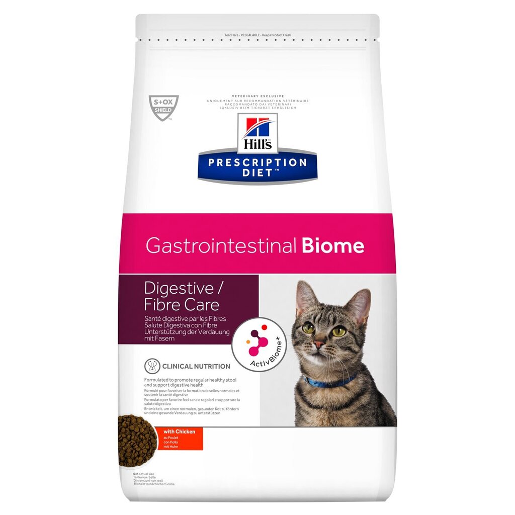 Hill's PRESCRIPTION DIET Gastrointestinal Biome sausas maistas katėms su vištiena, 1,5 kg цена и информация | Sausas maistas katėms | pigu.lt