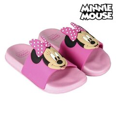 Шлепанцы для детей Minnie Mouse, чёрные цена и информация | Детская обувь для плавания | pigu.lt