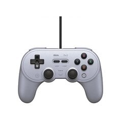 8BitDo Pro2 Wired Gamepad Grey Edition (коммутатор, ПК) цена и информация | Джойстики | pigu.lt