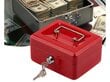 Metalinė dėžutė pinigams kaina ir informacija | Seifai | pigu.lt