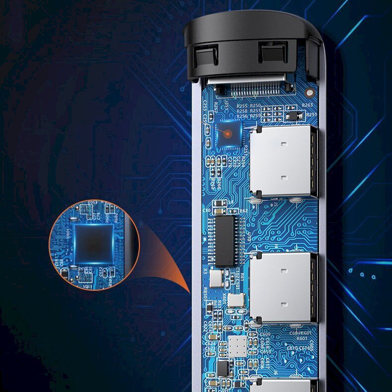 Adapteris Ugreen USB-C - HDMI, 4 x USB kaina ir informacija | Adapteriai, USB šakotuvai | pigu.lt