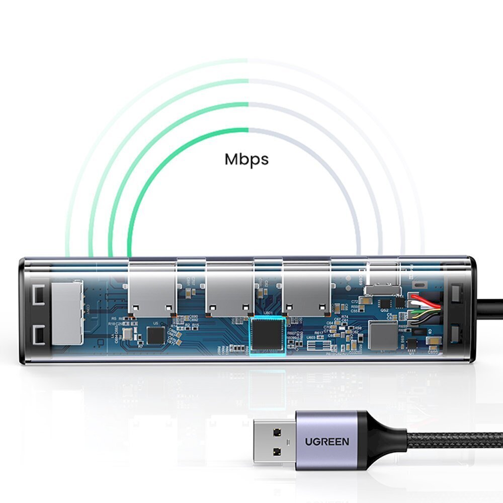 Adapteris Ugreen kaina ir informacija | Adapteriai, USB šakotuvai | pigu.lt