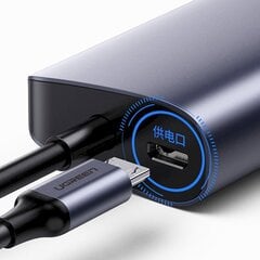 Ugreen adapter splitter Matrix Switch Box 4 x HDMI - 2 x HDMI 4K gray (CM288) цена и информация | Адаптеры, USB-разветвители | pigu.lt