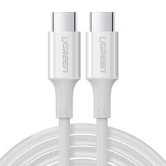 Ugreen cable USB Type C - USB Type C PD 100W 5A 2m white (US300) цена и информация | Кабели для телефонов | pigu.lt