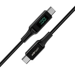 Acefast cable USB Type C - USB Type C 2m, 100W (20V / 5A) black (C6-03 Black) цена и информация | Кабели для телефонов | pigu.lt