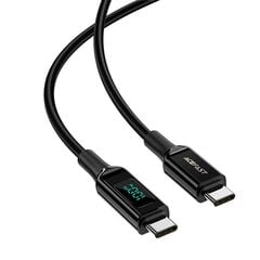 Acefast cable USB Type C - USB Type C 2m, 100W (20V / 5A) silver (C6-03 silver) цена и информация | Кабели для телефонов | pigu.lt