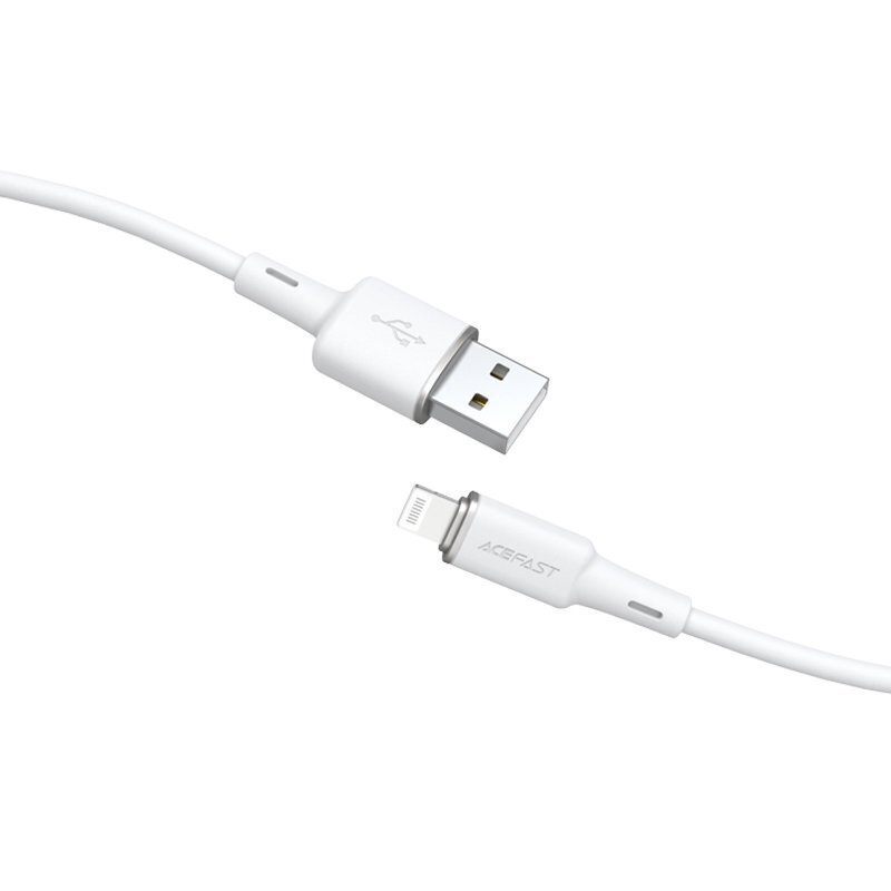 Acefast MFI USB 1.2m, 2.4A white (C2-02 white) kaina ir informacija | Laidai telefonams | pigu.lt