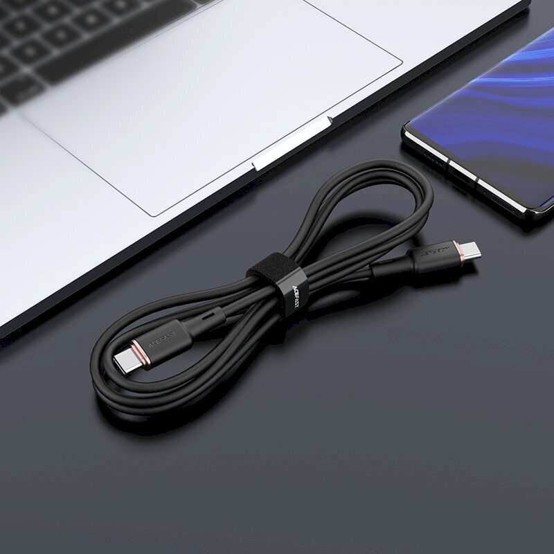 Acefast cable USB Type C - USB Type C, 1.2 m цена и информация | Laidai telefonams | pigu.lt