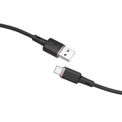 Acefast USB cable - USB Type C 1.2m, 3A black (C2-04 black) цена и информация | Кабели для телефонов | pigu.lt