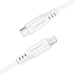 Acefast cable MFI USB Type C - Lightning 1.2m, 30W, 3A black (C3-01 black) цена и информация | Кабели для телефонов | pigu.lt