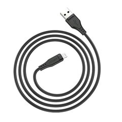 Acefast cable MFI USB - Lightning 1.2m, 2.4A black (C3-02 black) цена и информация | Кабели для телефонов | pigu.lt