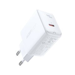 Быстрое зарядное устройство Acefast USB Type C 20W Power Delivery (A1 EU белый) цена и информация | Зарядные устройства для телефонов | pigu.lt