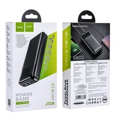 Išorinė nešiojama baterija 20000 mAh, 2 x USB juodas, Hoco J72 kaina ir informacija | Atsarginiai maitinimo šaltiniai (power bank) | pigu.lt