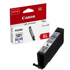 Чернильный картридж Canon CLI-581PBXL 2053C001 CLI-581XL Photo Blue цена и информация | Картриджи для струйных принтеров | pigu.lt