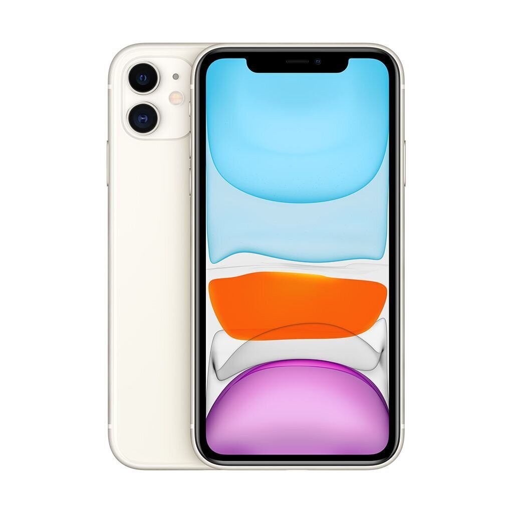 iPhone 11 64GB White (atnaujintas, būklė A) цена и информация | Mobilieji telefonai | pigu.lt