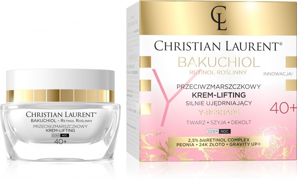 Veido kremas Christian Laurent Bakuchiol 40+, 50 ml kaina ir informacija | Veido kremai | pigu.lt