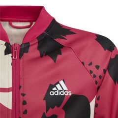 Bluzonas mergaitėms Adidas Aeroready Animal Print Warm-Up, rožinė kaina ir informacija | Adidas Drabužiai mergaitėms | pigu.lt