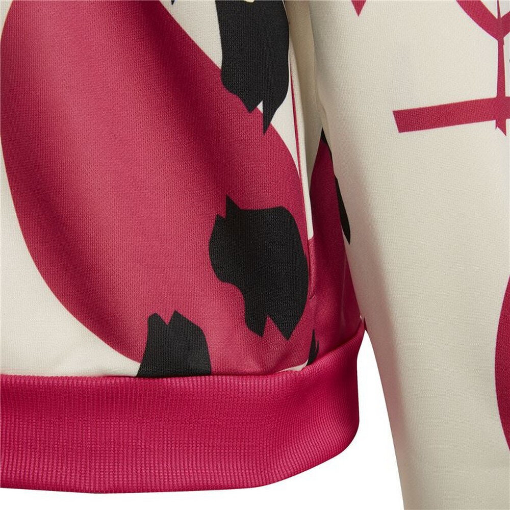 Bluzonas mergaitėms Adidas Aeroready Animal Print Warm-Up, rožinė kaina ir informacija | Megztiniai, bluzonai, švarkai mergaitėms | pigu.lt