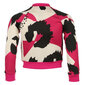 Bluzonas mergaitėms Adidas Aeroready Animal Print Warm-Up, rožinė kaina ir informacija | Megztiniai, bluzonai, švarkai mergaitėms | pigu.lt