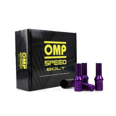 Set Гайки OMP 27мм Фиолетовый 20 M12 x 1,50 цена и информация | Автопринадлежности | pigu.lt