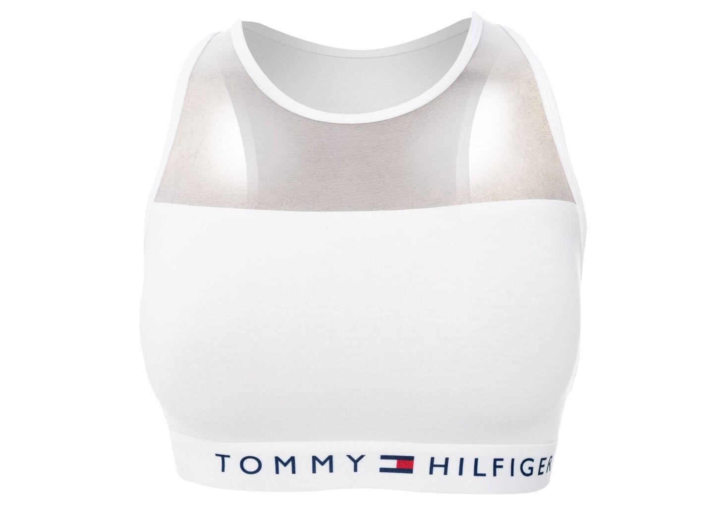 Moteriška sportinė liemenėlė Tommy Hilfiger Bralette, balta kaina ir informacija | Liemenėlės | pigu.lt