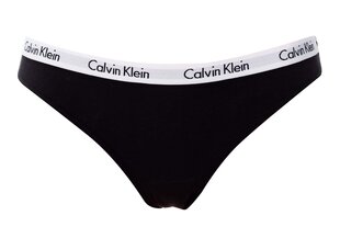 Женские трусики-бикини Calvin Klein, 3 пары, чёрные, QD3588E-001 13195 цена и информация | Стринги | pigu.lt