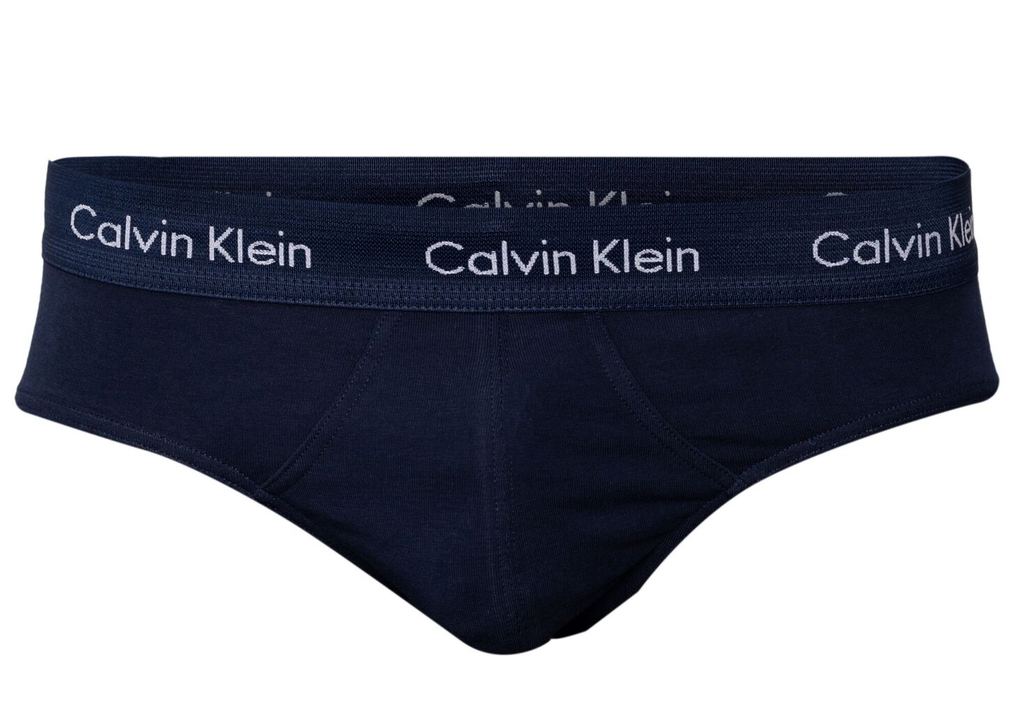 Vyriškos medvilnės trumpikės Calvin Klein, ELASTINGOS, 3 VNT., mėlynos / TAMSIAI mėlynos / JUODOS U2661G 4KU 14057 S цена и информация | Trumpikės | pigu.lt