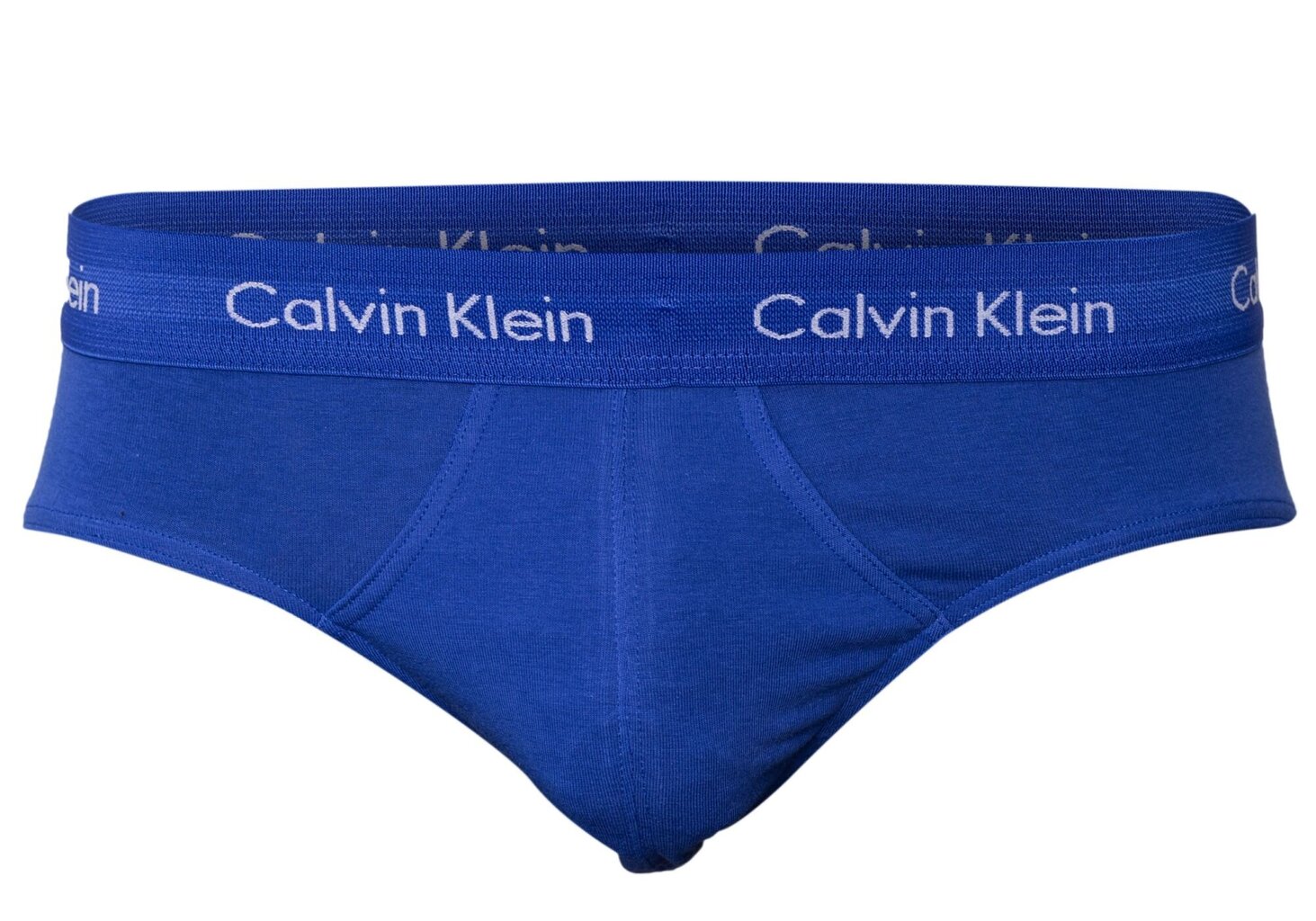 Vyriškos medvilnės trumpikės Calvin Klein, ELASTINGOS, 3 VNT., mėlynos / TAMSIAI mėlynos / JUODOS U2661G 4KU 14057 S цена и информация | Trumpikės | pigu.lt