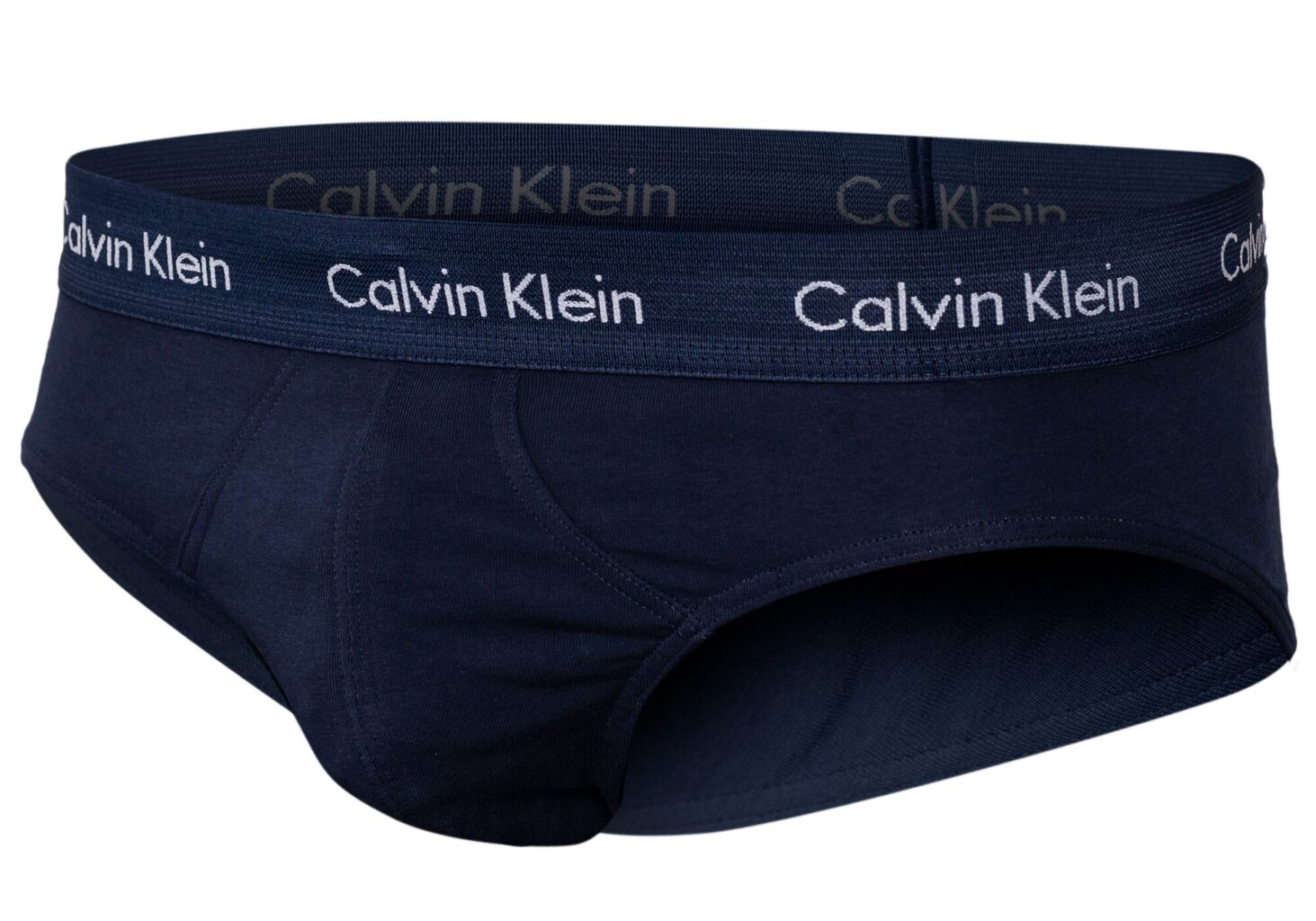 Vyriškos medvilnės trumpikės Calvin Klein, ELASTINGOS, 3 VNT., mėlynos / TAMSIAI mėlynos / JUODOS U2661G 4KU 14057 S цена и информация | Trumpikės | pigu.lt