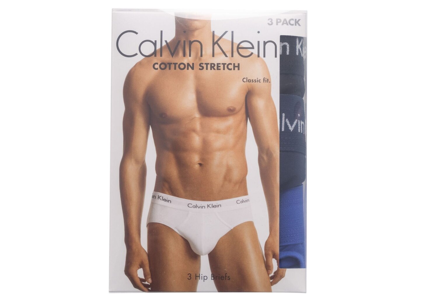 Vyriškos medvilnės trumpikės Calvin Klein, ELASTINGOS, 3 VNT., mėlynos / TAMSIAI mėlynos / JUODOS U2661G 4KU 14057 S kaina ir informacija | Trumpikės | pigu.lt