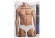 Vyriškos medvilnės trumpikės Calvin Klein, ELASTINGOS, 3 VNT., mėlynos / TAMSIAI mėlynos / JUODOS U2661G 4KU 14057 S цена и информация | Trumpikės | pigu.lt